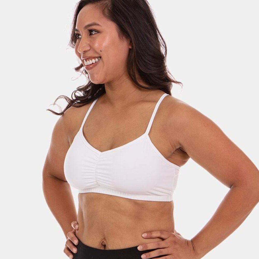 NWT Handful Bra Adjustable Bra No Headlights White Small